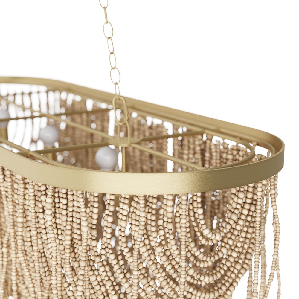 Baja Linear Chandelier in Detail.