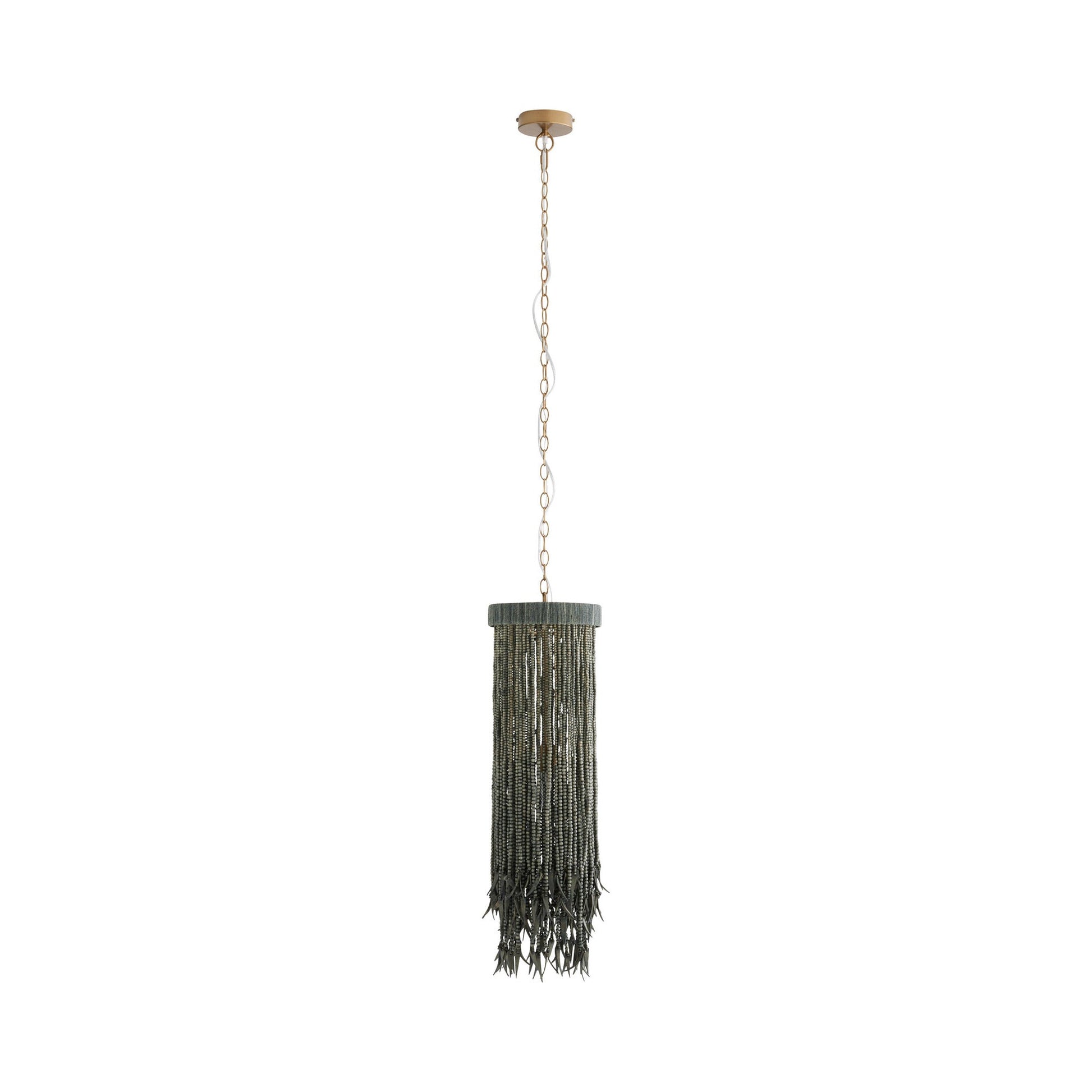 Baja Pendant Light in Dark Gray Wash.