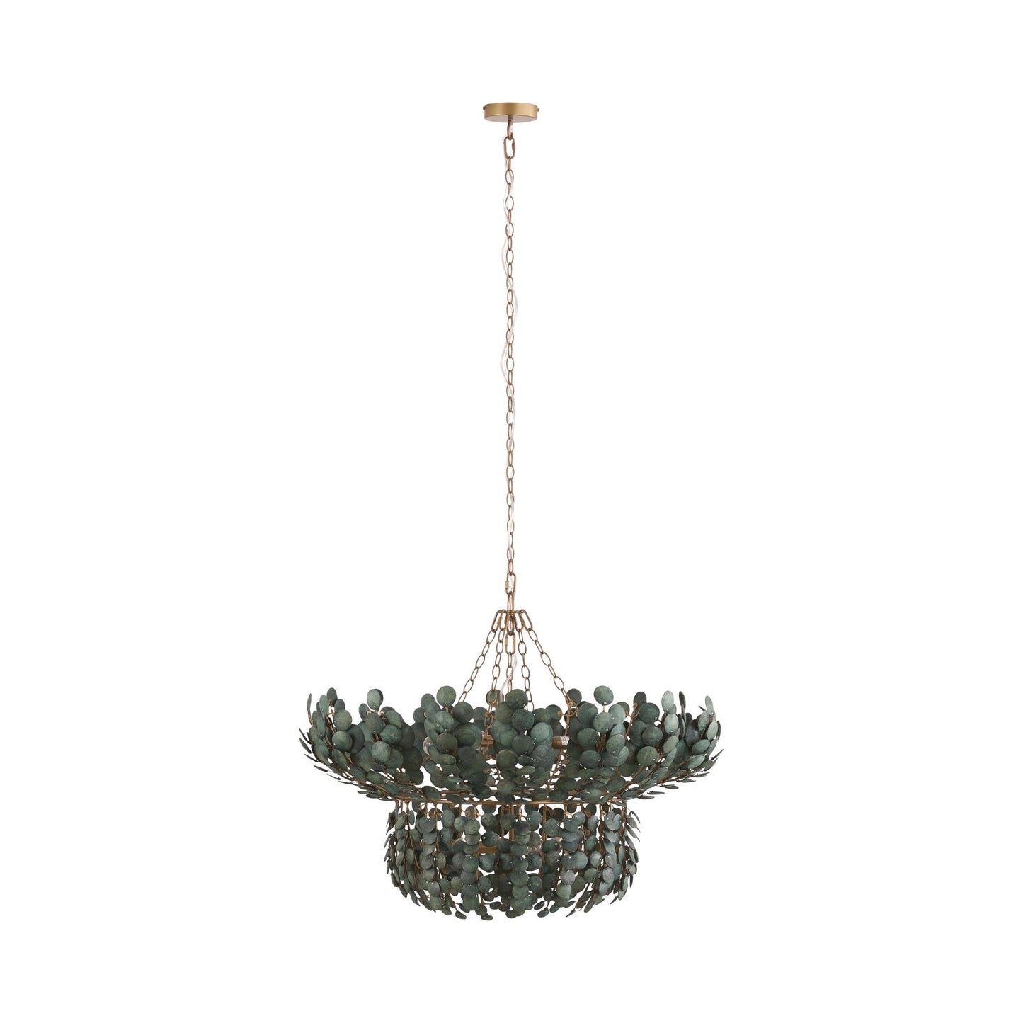 Bilal Chandelier in Eucalyptus Stain.