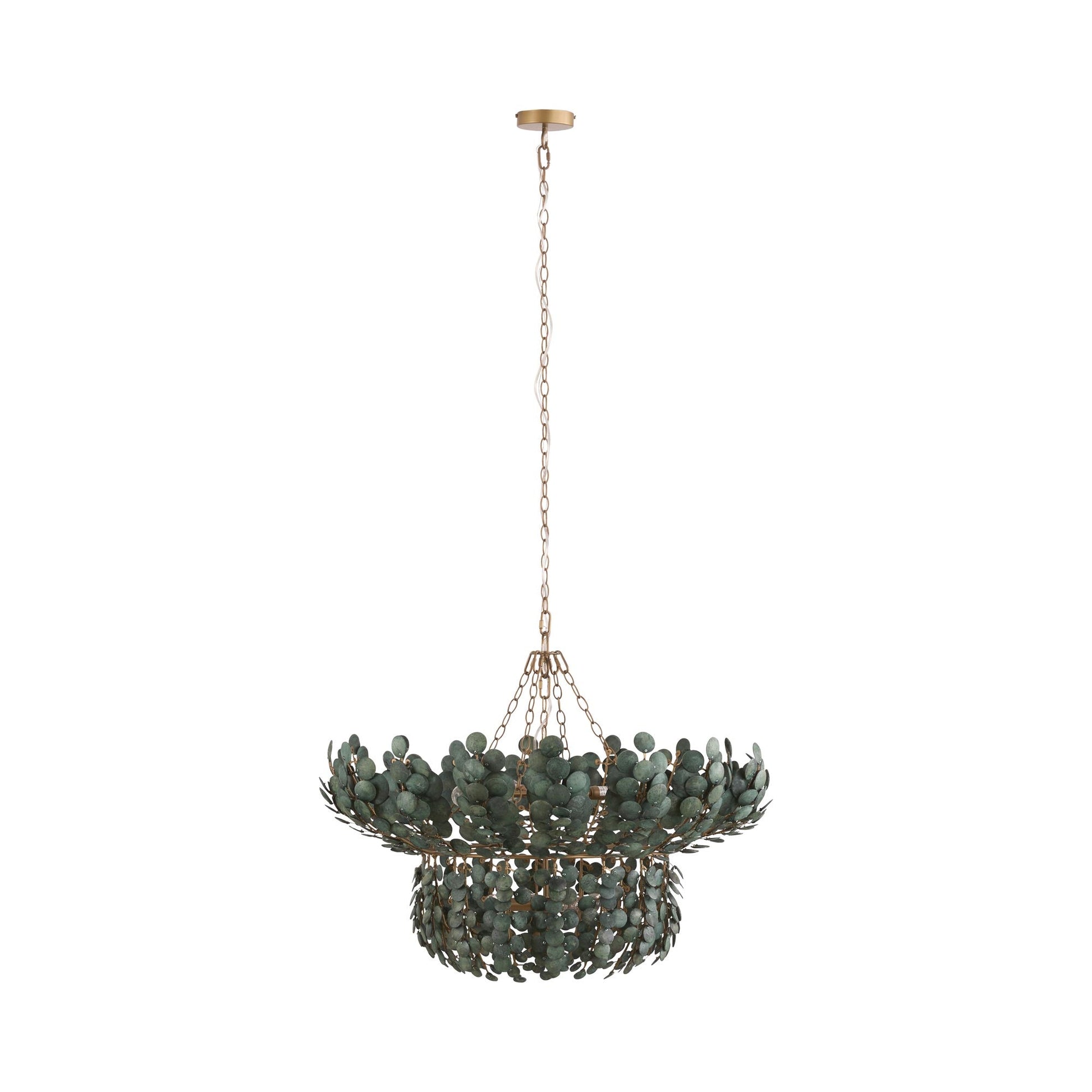 Bilal Chandelier in Eucalyptus Stain.