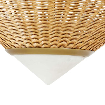 Calista Semi Flush Mount Ceiling Light in Detail.