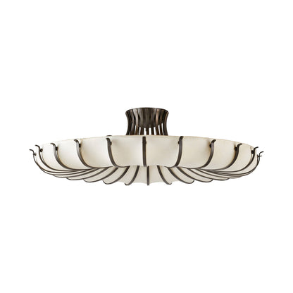 Chambers Semi Flush Mount Ceiling Light in English Bronze.