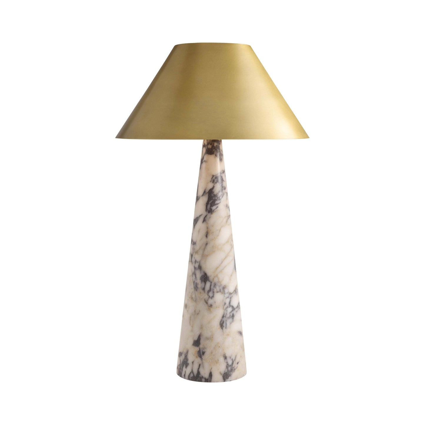 Chanell Table Lamp in Calacatta Viola.