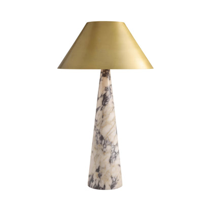 Chanell Table Lamp in Calacatta Viola.
