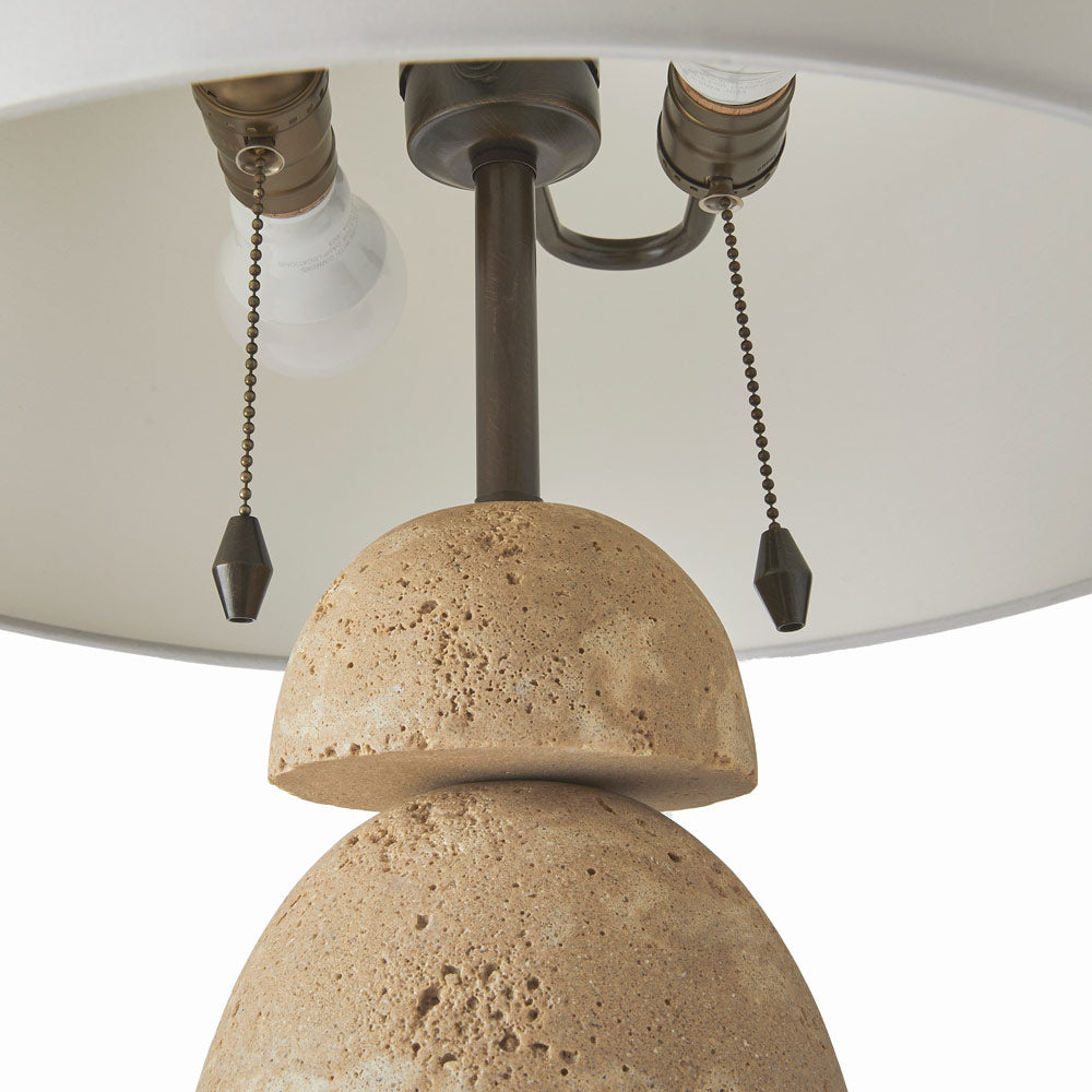 Comal Table Lamp in Detail.