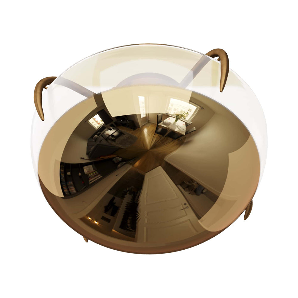 Corona Flush Mount Ceiling Light in Detail.