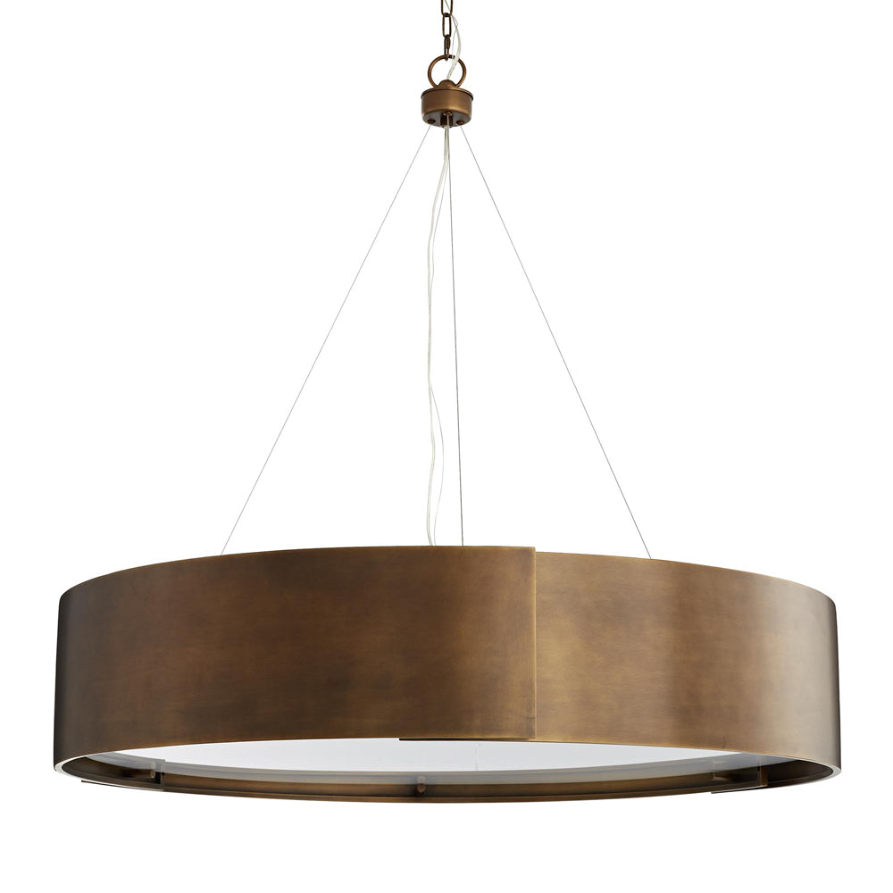 Dante Chandelier in Antique Brass (Large).