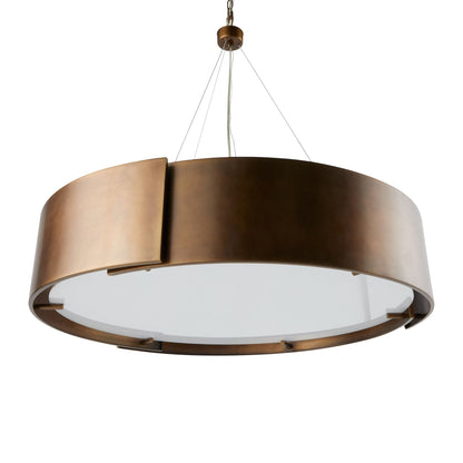 Dante Chandelier in Antique Brass (Medium).