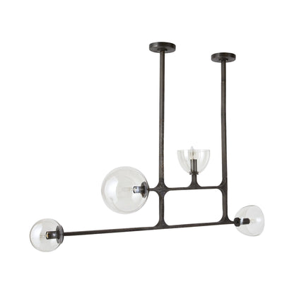 Dillon Linear Chandelier in Detail.