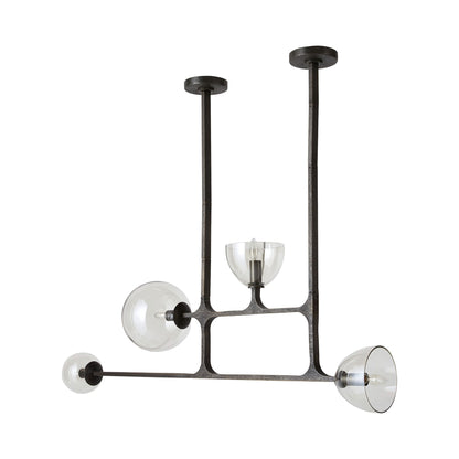Dillon Linear Chandelier in Detail.