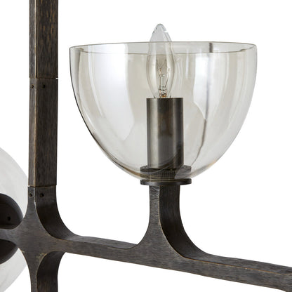 Dillon Linear Chandelier in Detail.