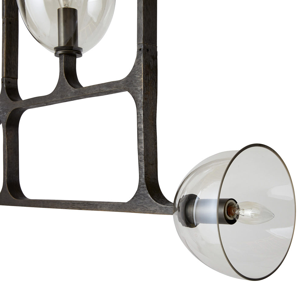 Dillon Linear Chandelier in Detail.