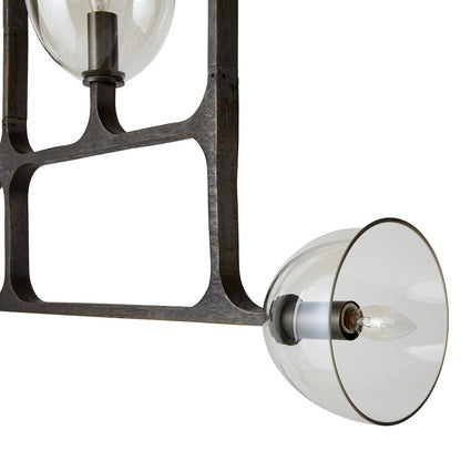 Dillon Linear Chandelier in Detail.