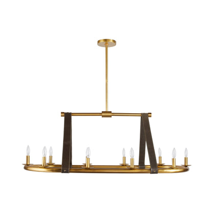 Englewood Linear Chandelier in Detail.