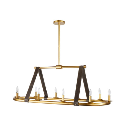 Englewood Linear Chandelier in Detail.