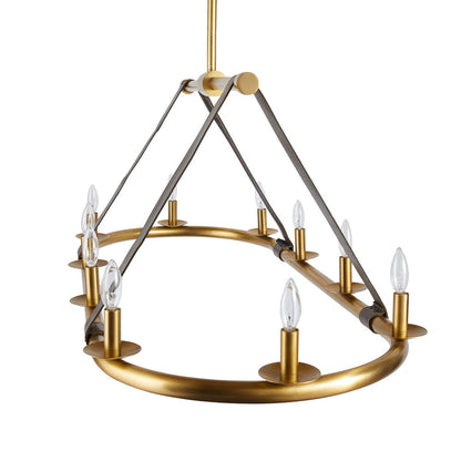 Englewood Linear Chandelier in Detail.