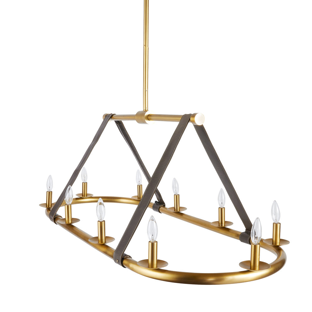Englewood Linear Chandelier in Detail.