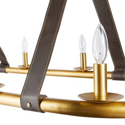 Englewood Linear Chandelier in Detail.
