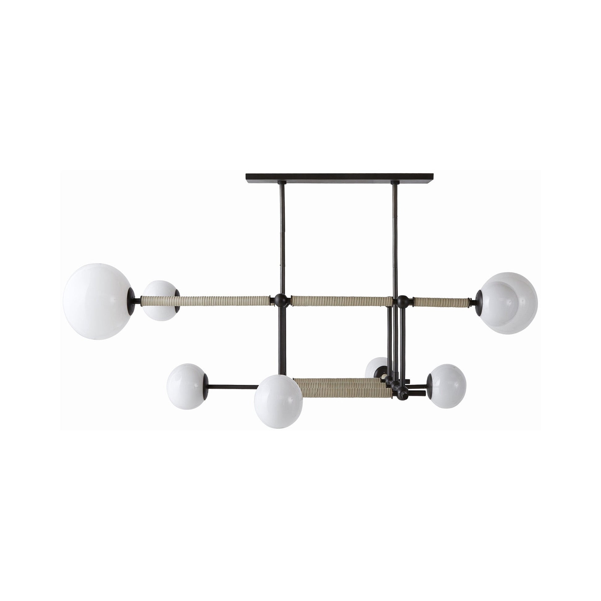 Erica Linear Chandelier in Detail.