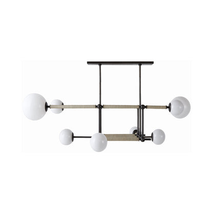 Erica Linear Chandelier in Detail.