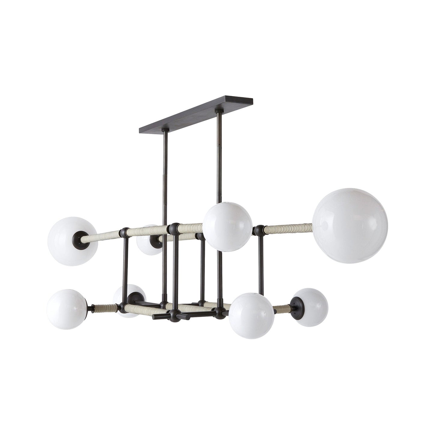 Erica Linear Chandelier in Detail.