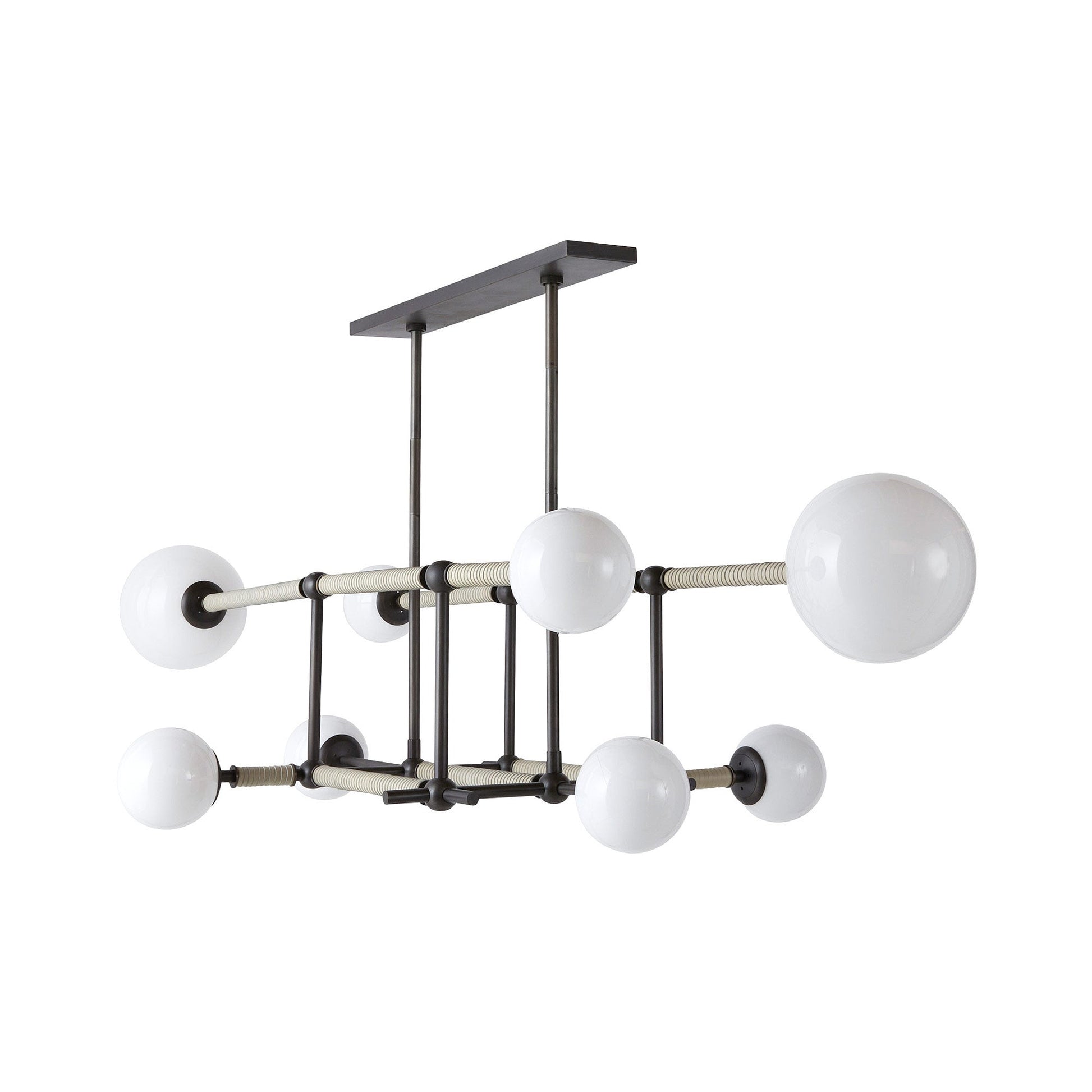 Erica Linear Chandelier in Detail.