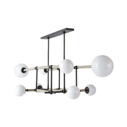 Erica Linear Chandelier in Detail.