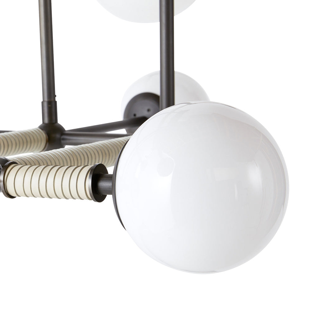 Erica Linear Chandelier in Detail.