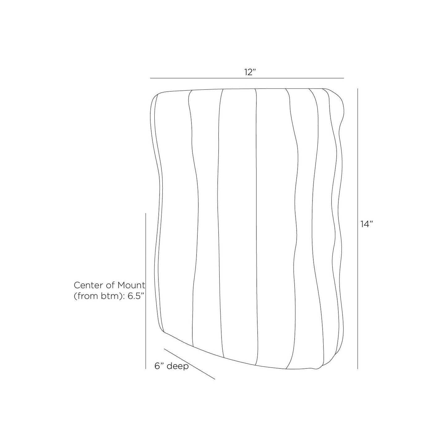 Famoso Wall Light - line drawing.