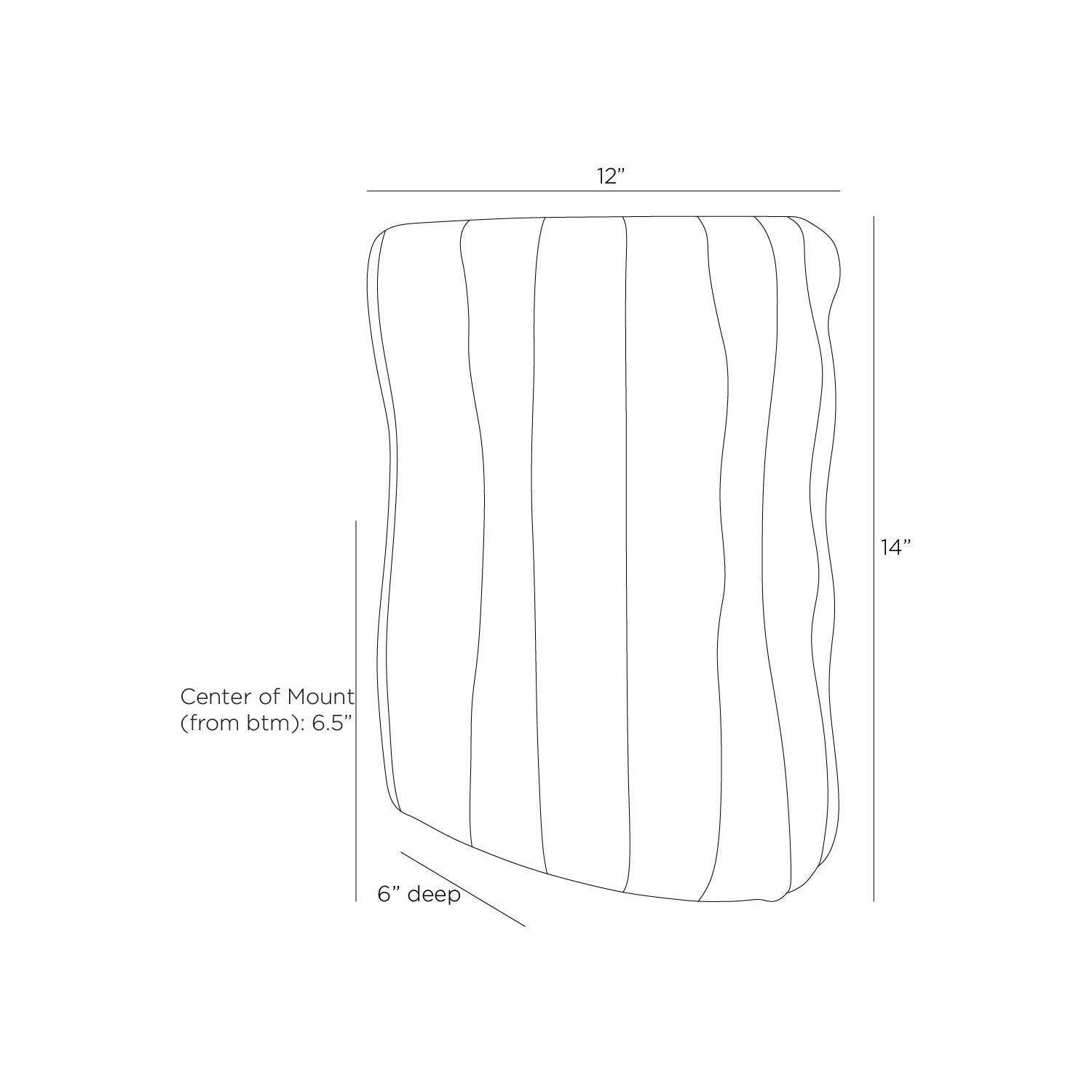 Famoso Wall Light - line drawing.