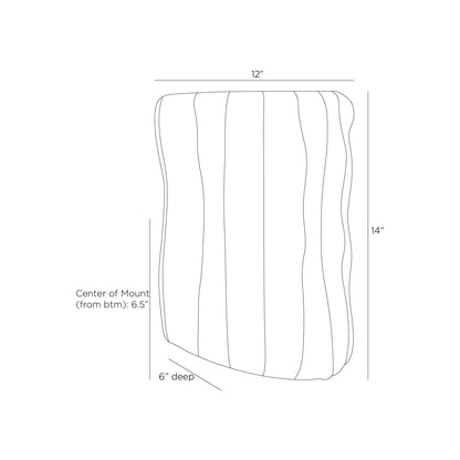 Famoso Wall Light - line drawing.