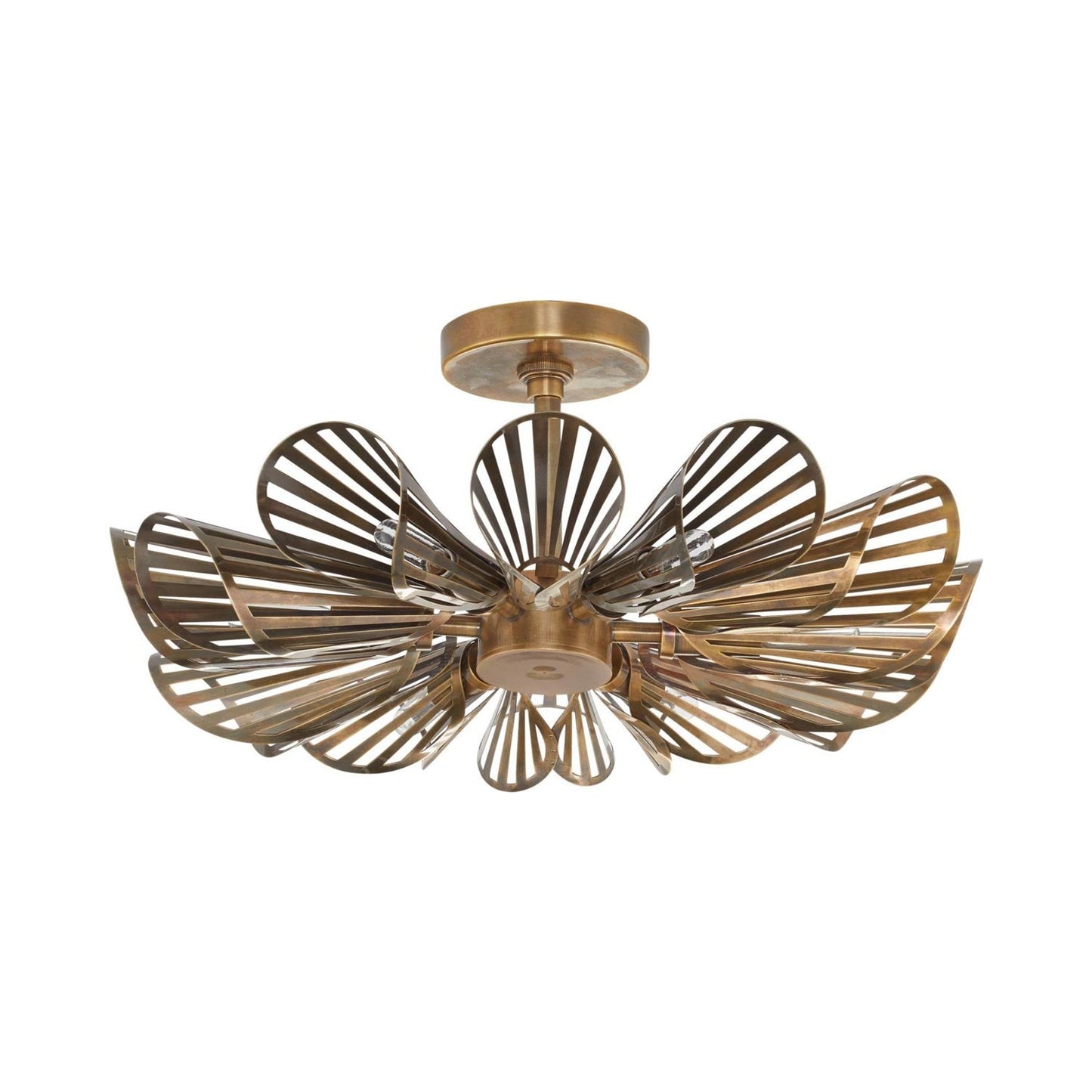 Francesca Semi Flush Mount Ceiling Light in Detail.