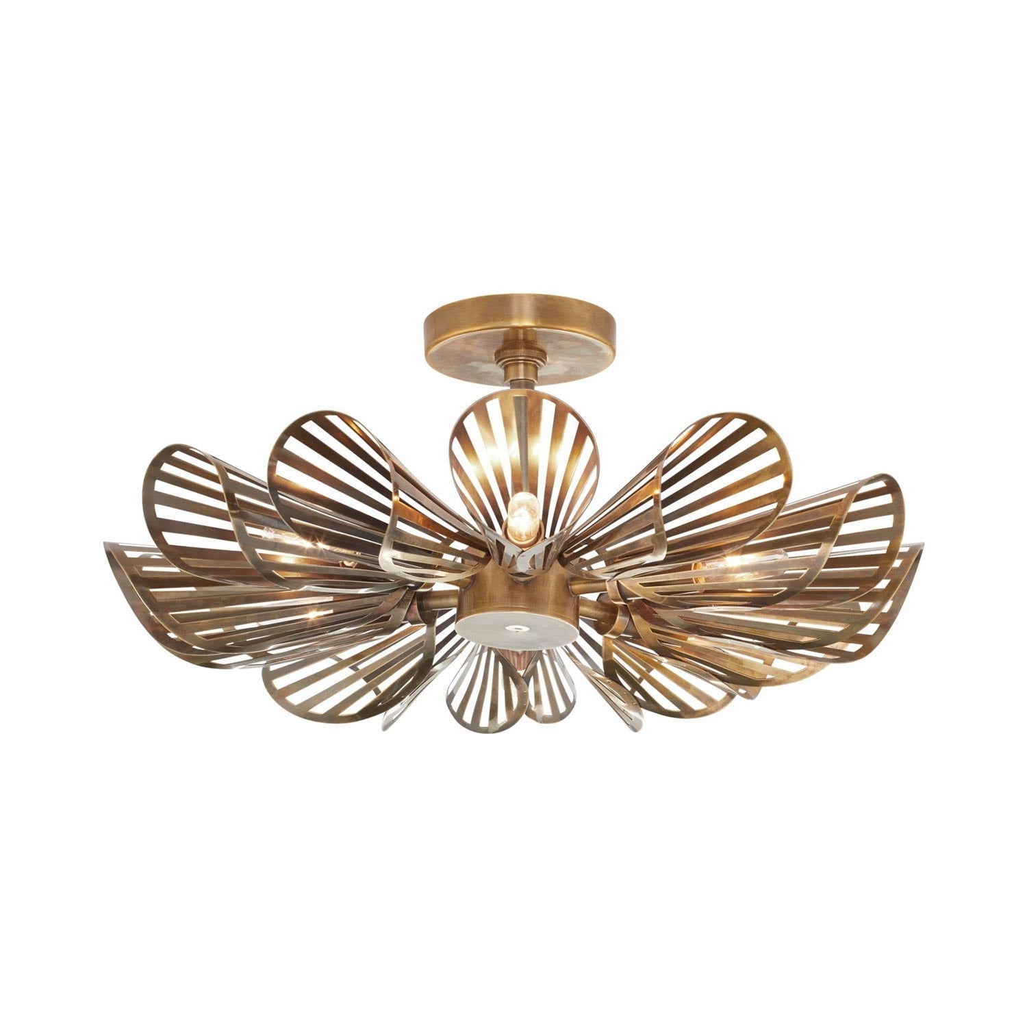 Francesca Semi Flush Mount Ceiling Light in Detail.