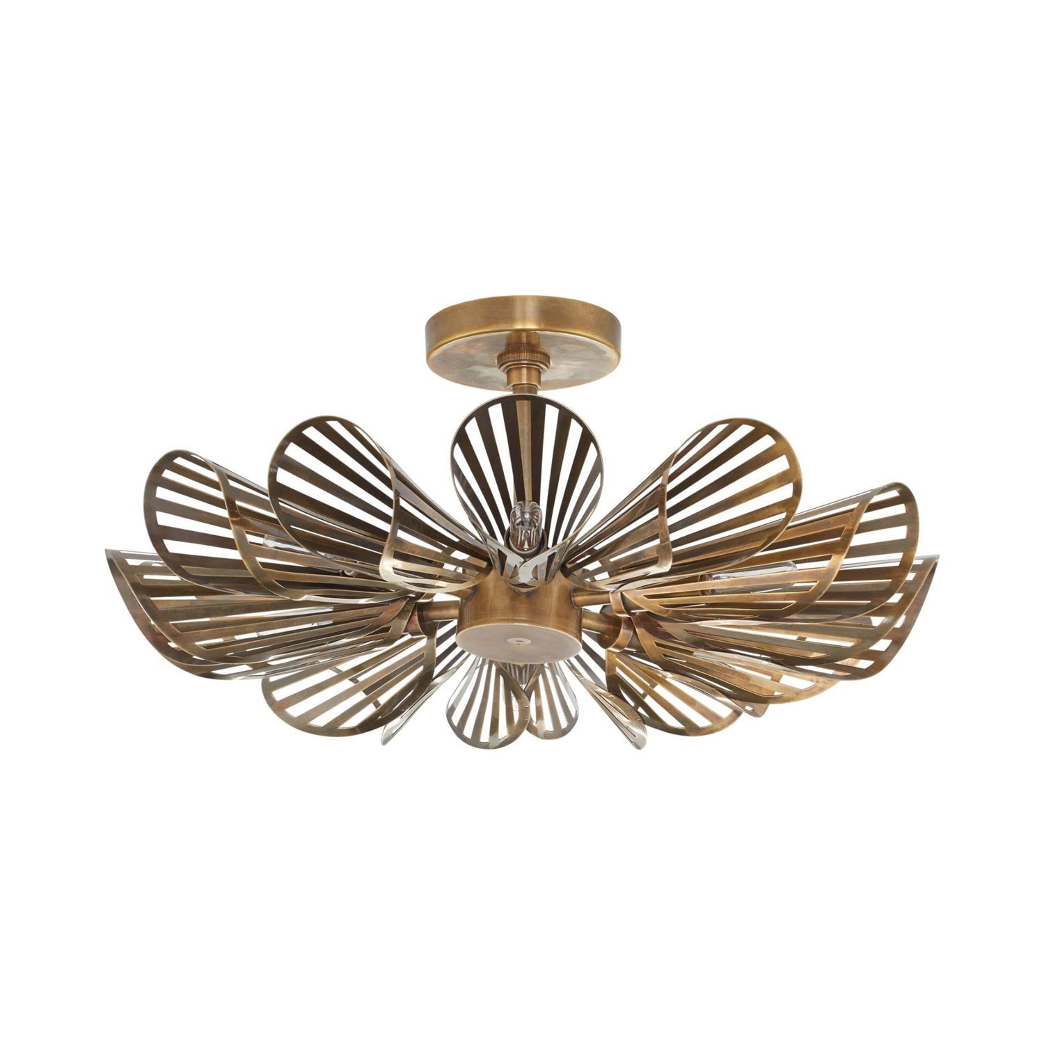 Francesca Semi Flush Mount Ceiling Light in Detail.