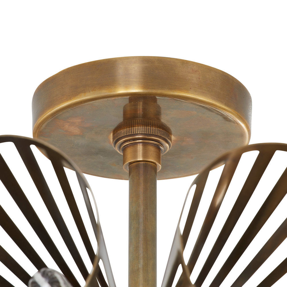 Francesca Semi Flush Mount Ceiling Light in Detail.