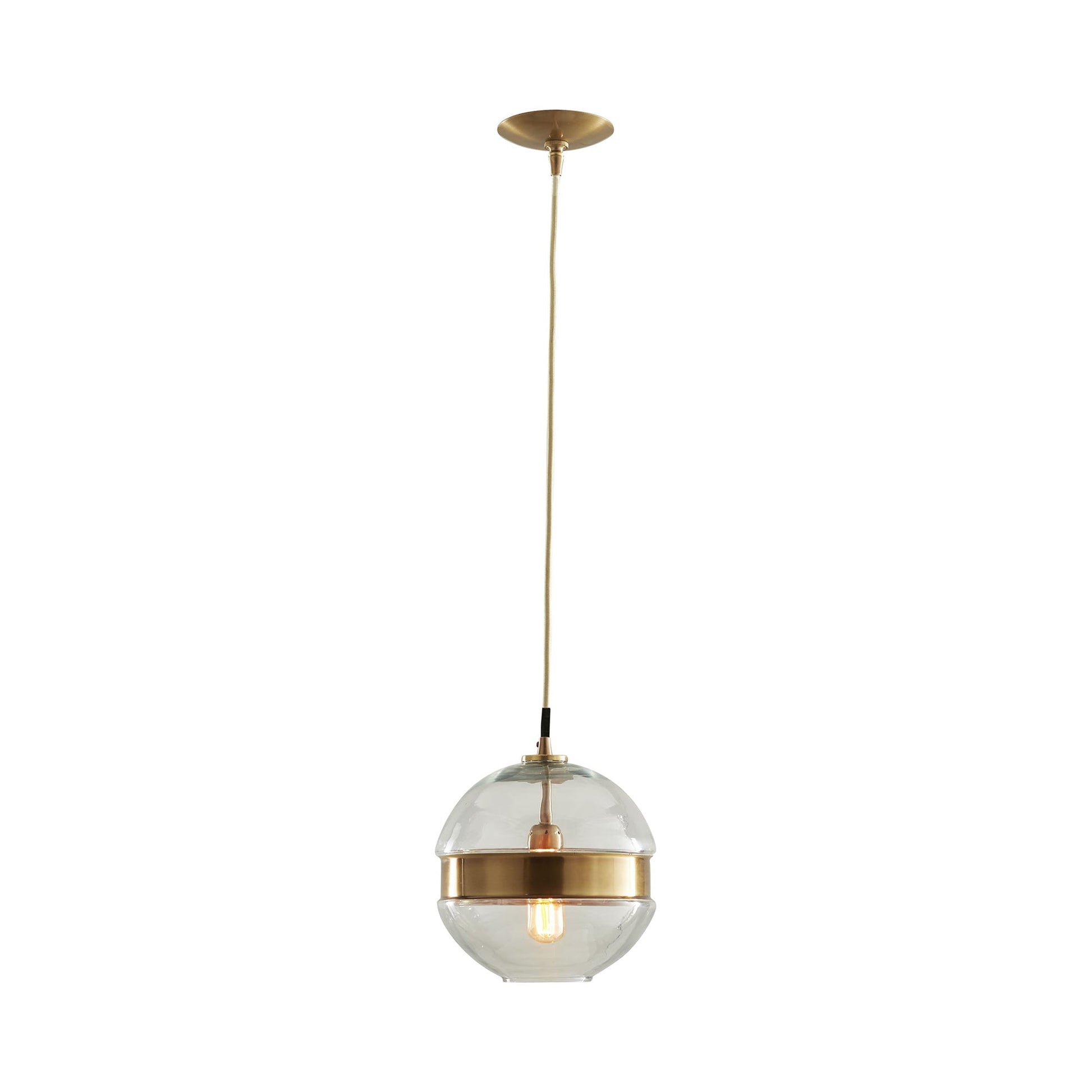 Garrison Round Pendant Light in Detail.