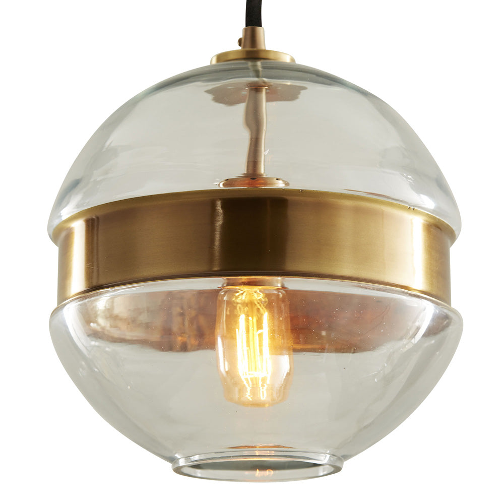 Garrison Round Pendant Light in Detail.