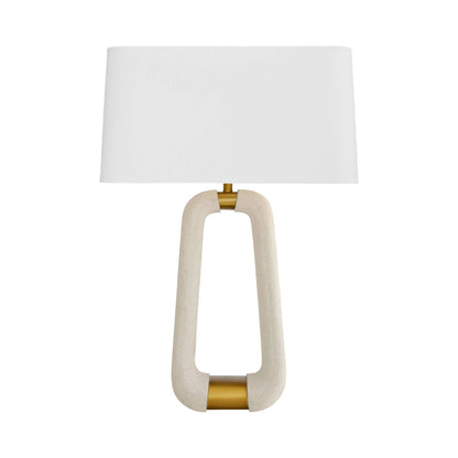 Gianni Table Lamp in Ivory.