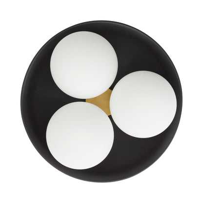Glaze Flush Mount Ceiling Light in Detail.