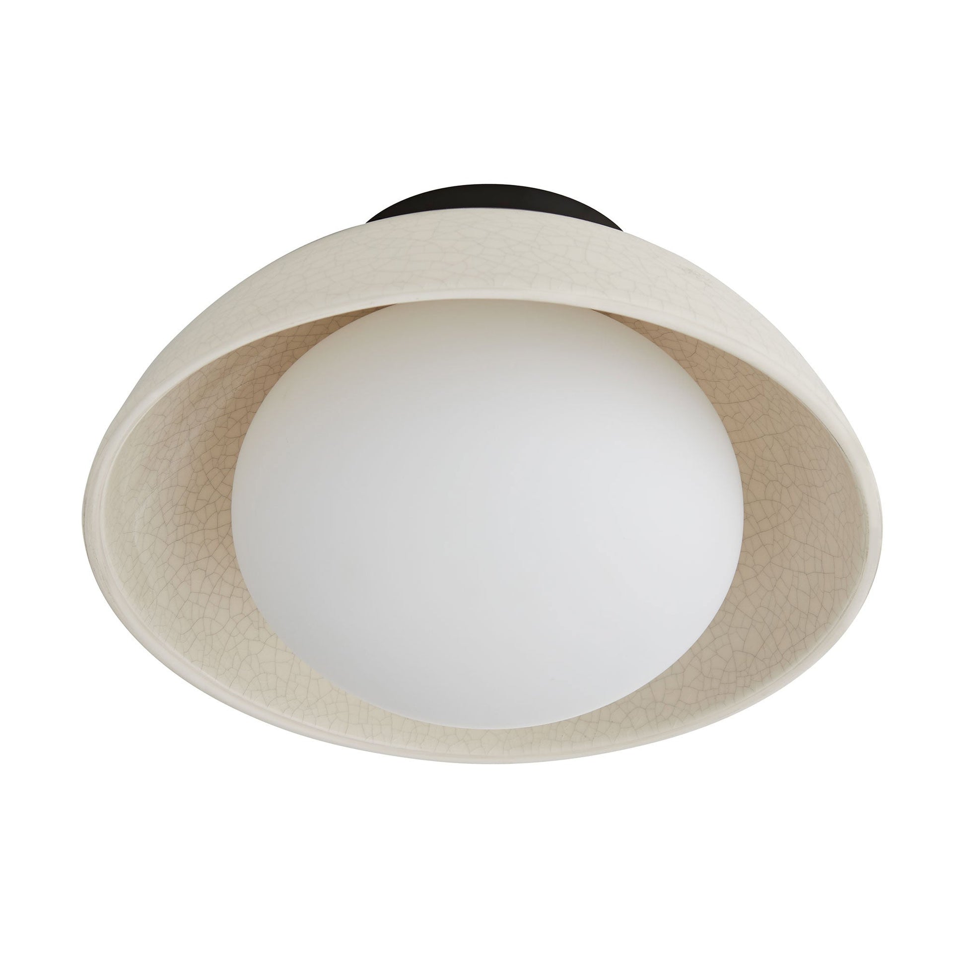Glaze Flush Mount Ceiling Light in Detail.
