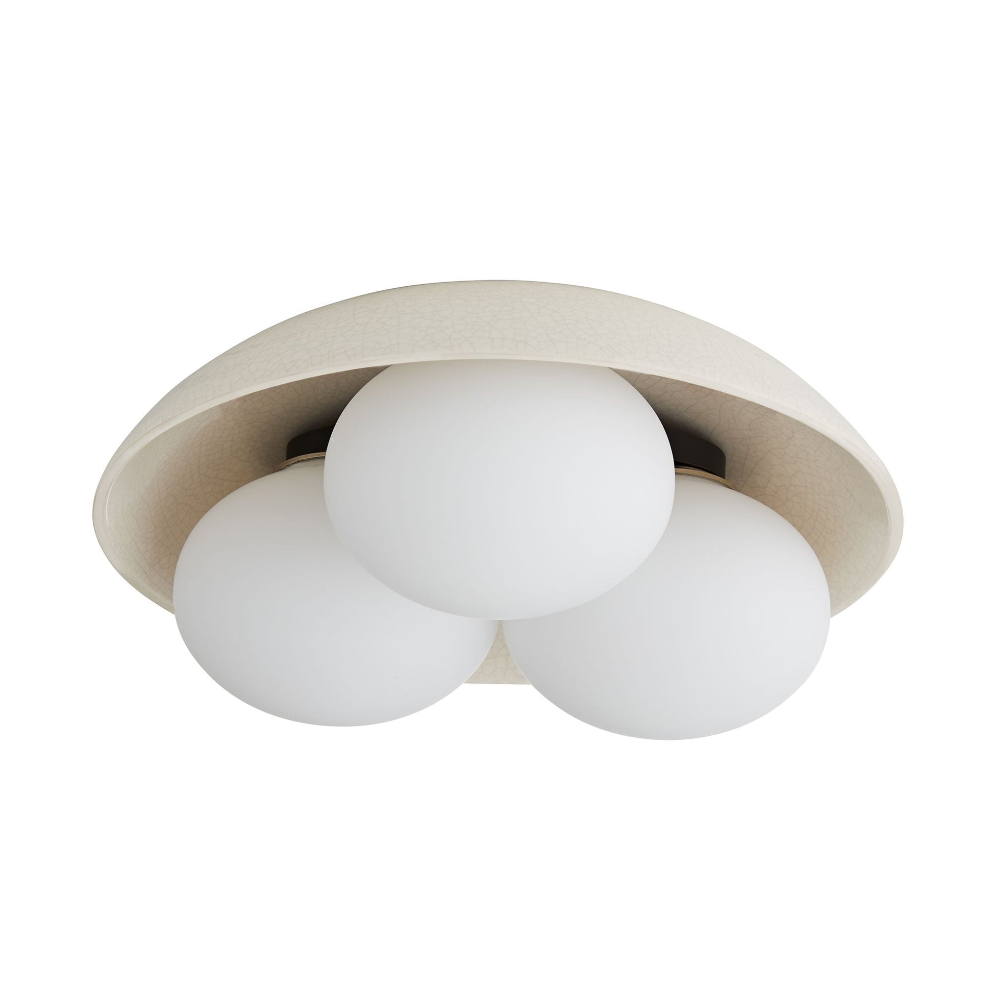 Glaze Flush Mount Ceiling Light in Detail.