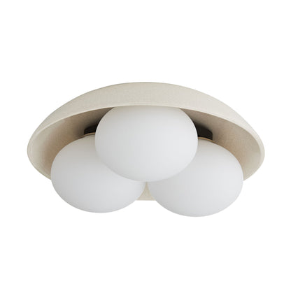 Glaze Flush Mount Ceiling Light in Detail.