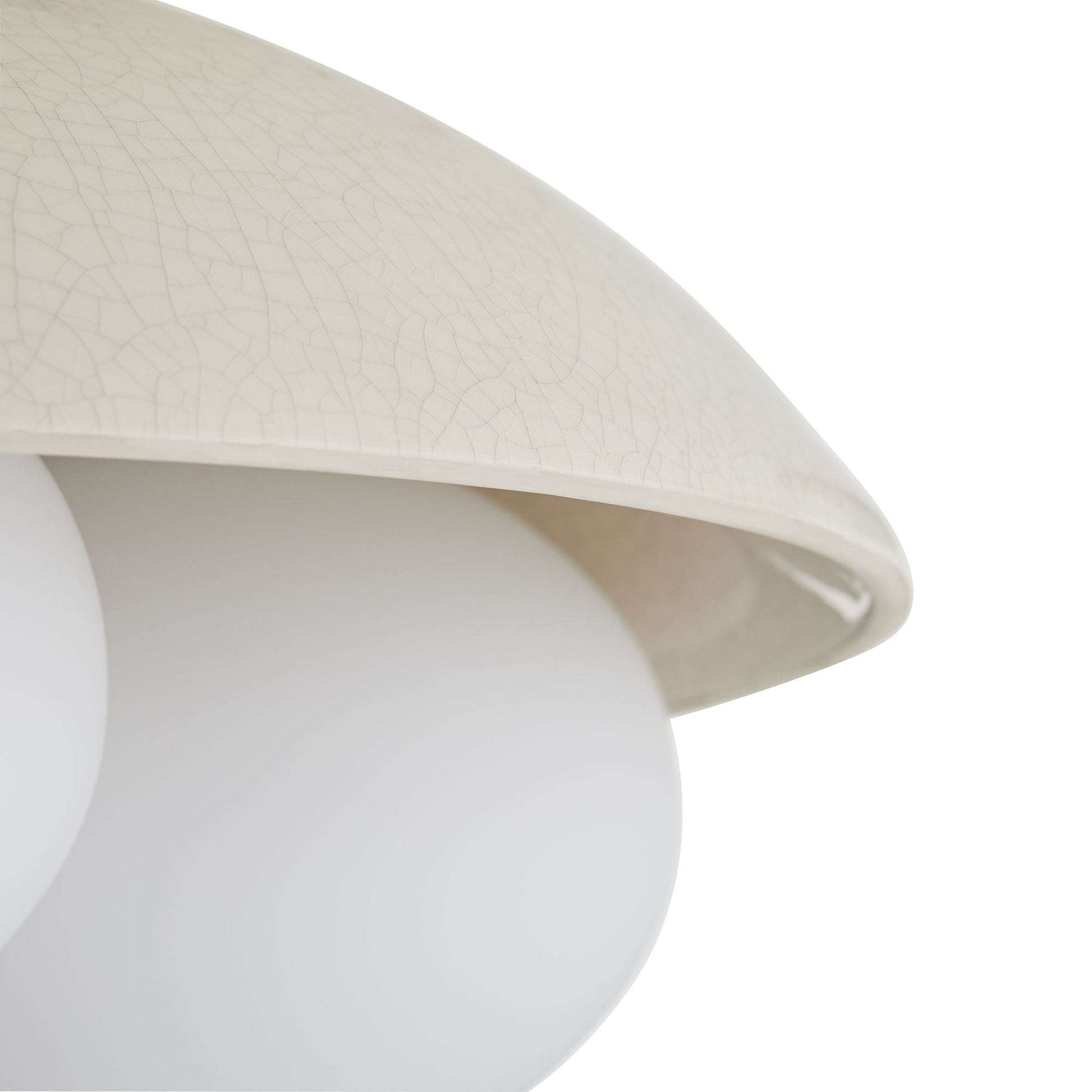 Glaze Flush Mount Ceiling Light in Detail.