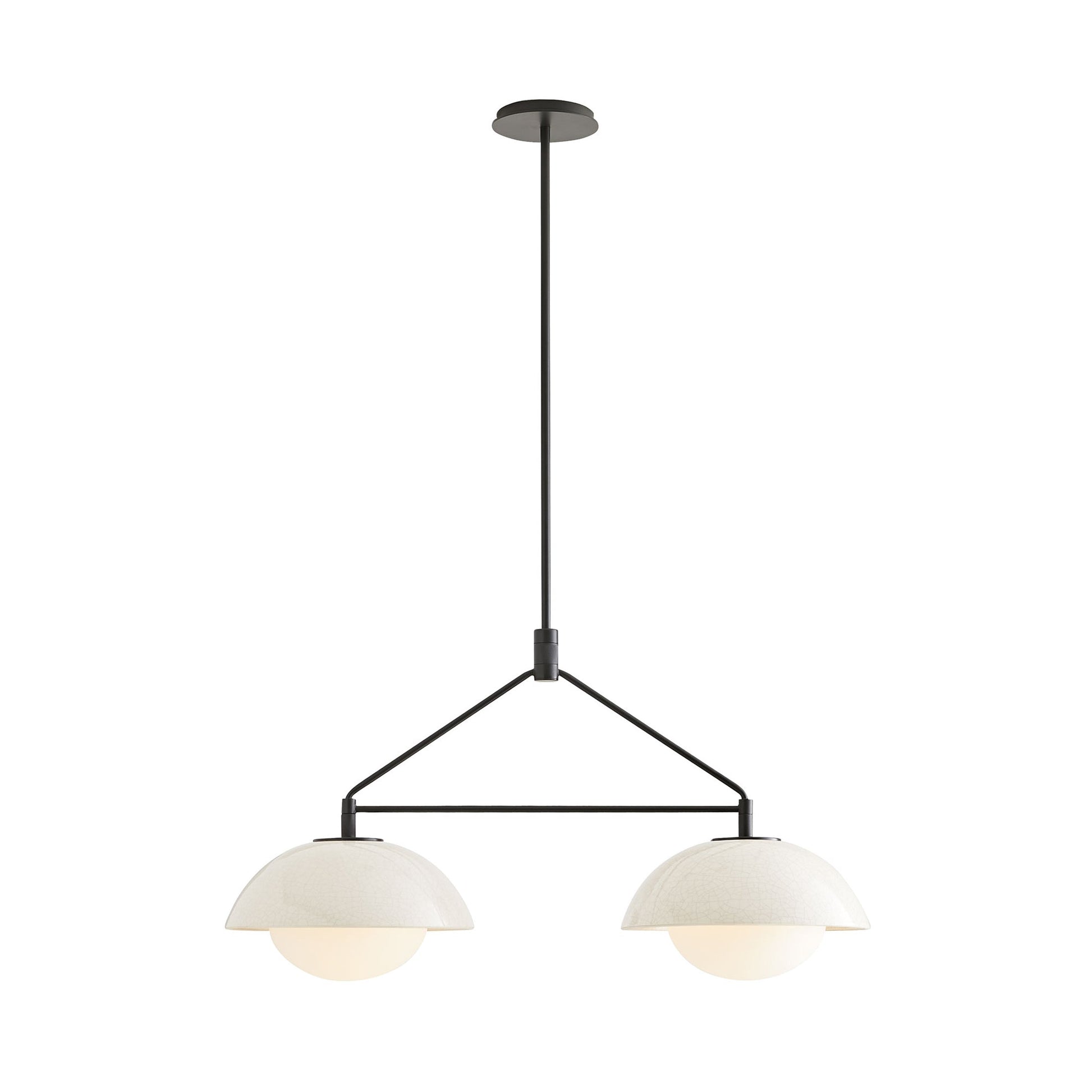 Glaze Linear Pendant Light in Detail.