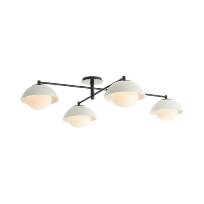 Glaze Multipoint Semi Flush Mount Ceiling Light.