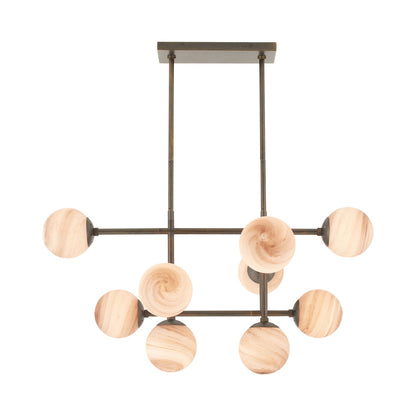 Hadden Linear Chandelier in Detail.