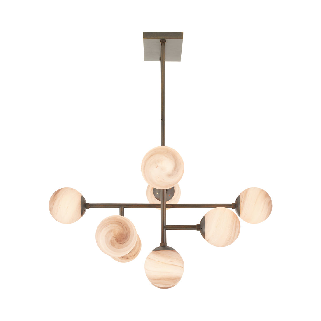 Hadden Linear Chandelier in Detail.