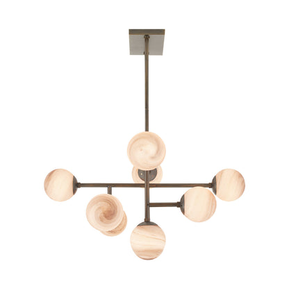 Hadden Linear Chandelier in Detail.