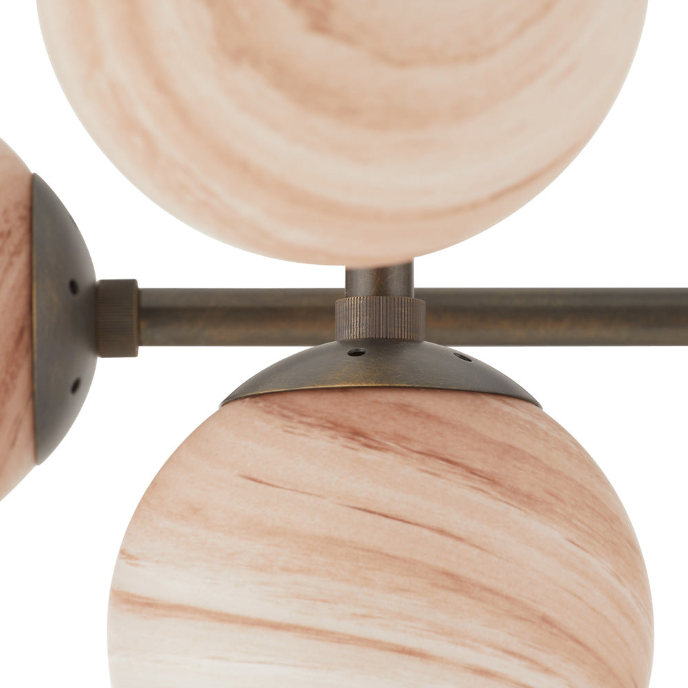 Hadden Linear Chandelier in Detail.