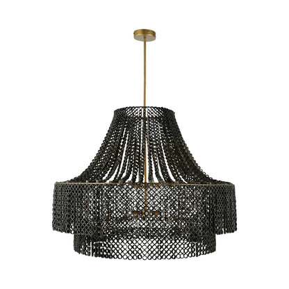 Hannie Chandelier in Gray Wash (46-Inch).